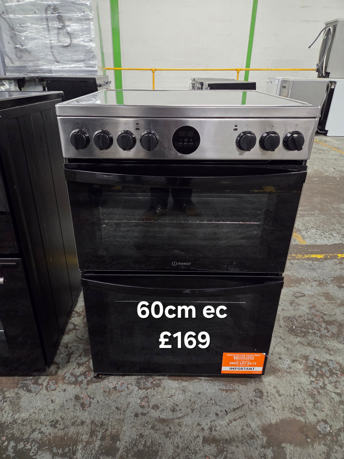 Indesit CFEVD6 60cm Electric cooker Refurbished | 120 Day Warranty | Free Delivery