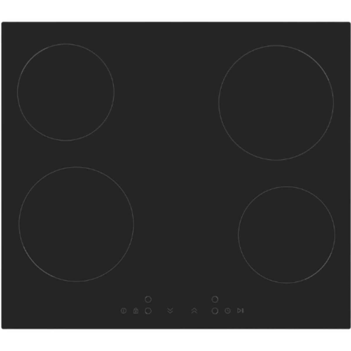 Altimo ABCH602 4 Zone Sealed Plate Ceramic Hob - Black