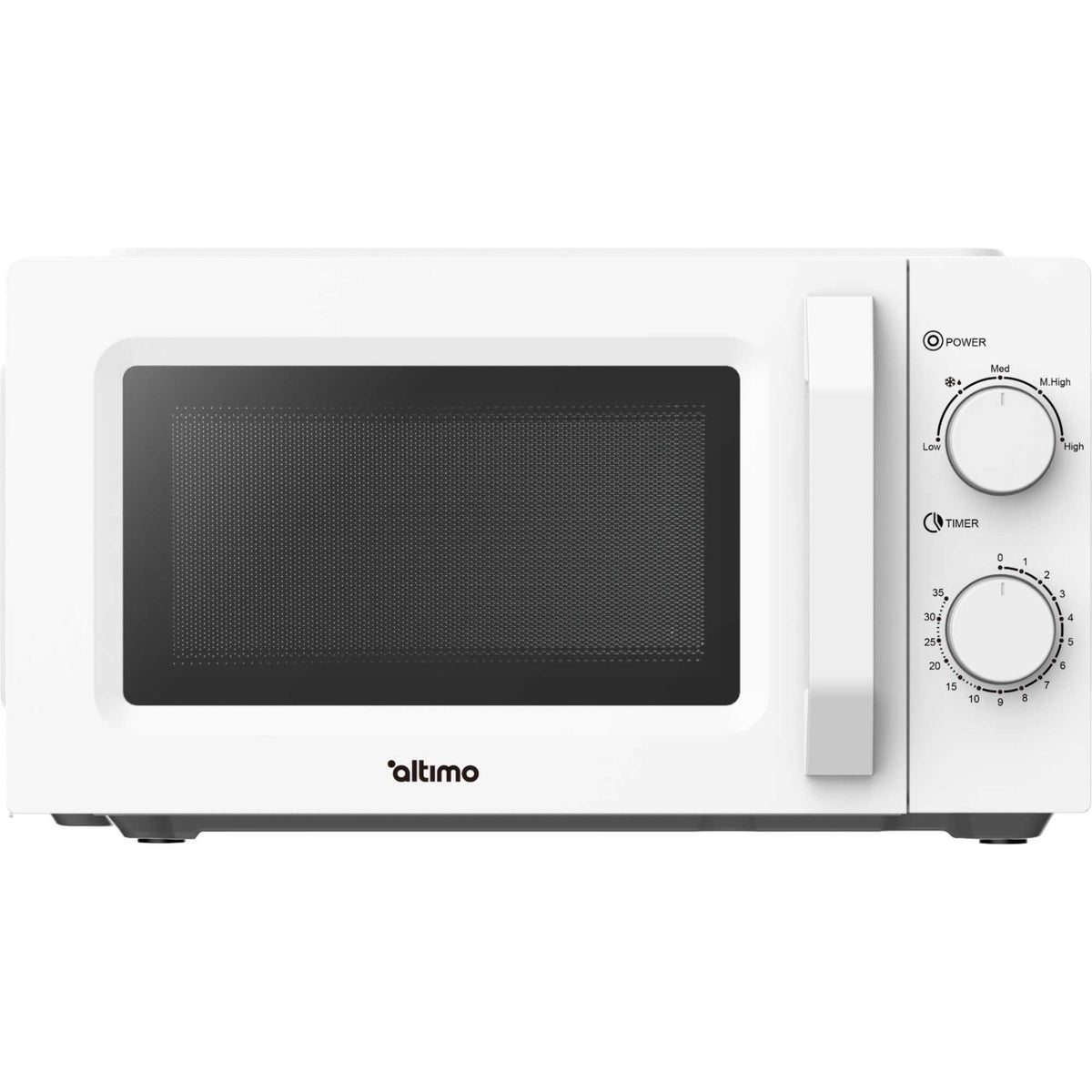 Altimo MMW701WG2 Compact Manual Control Microwave with Turntable - White