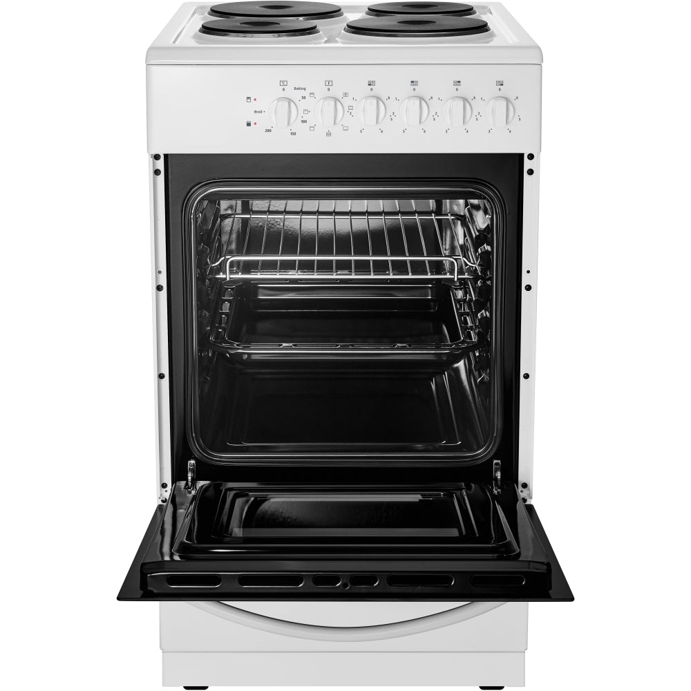 Midea MFO20DME4H109-WH
Solid Plate Electric Cooker with Single Oven, White, A Rated