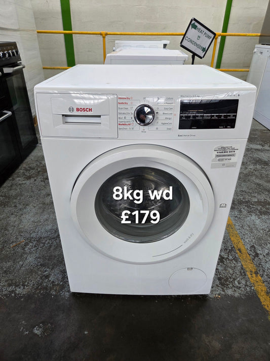 Bosch WVG30461GB 8kg Washer dryer Refurbished | 120 Day Warranty | Free Delivery