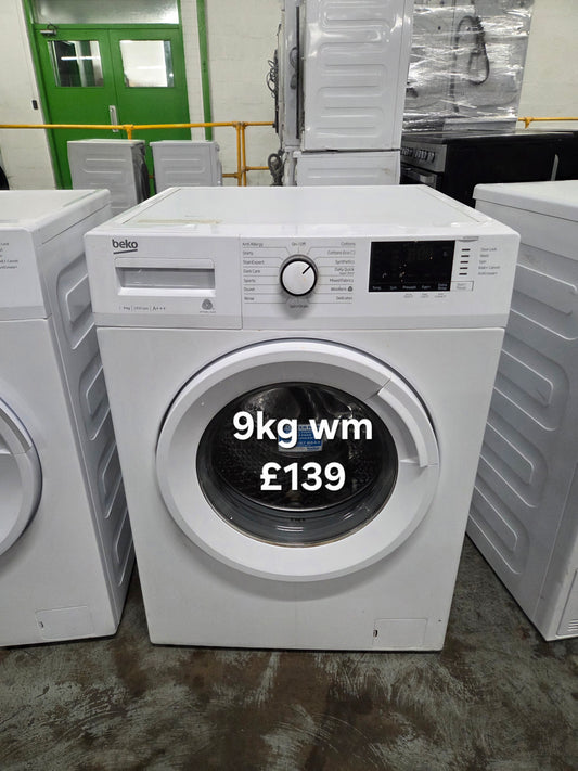 Beko WTB941R4W 9kg washing machine Refurbished | 120 Day Warranty | Free Delivery