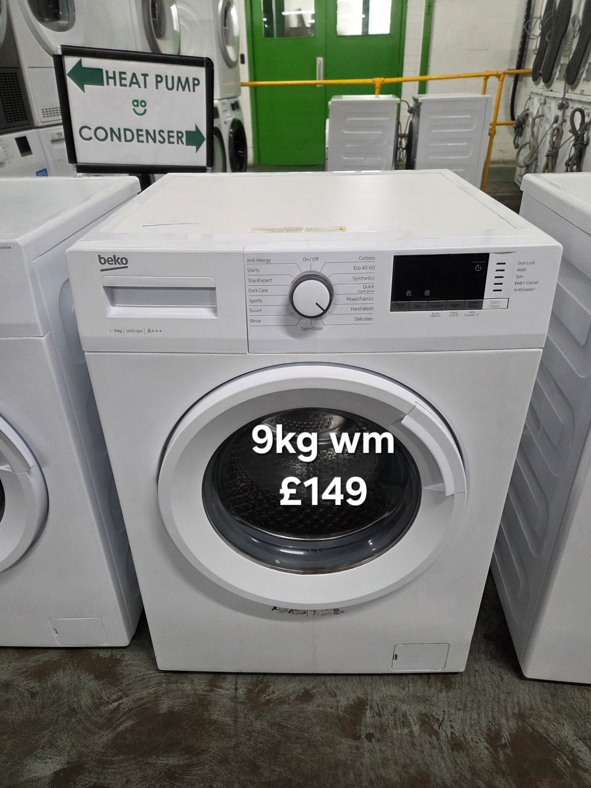 Beko WTK92151W 9kg washing machine Refurbished | 120 Day Warranty | Free Delivery