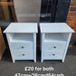 2 bedside tables Free Delivery in Leicester