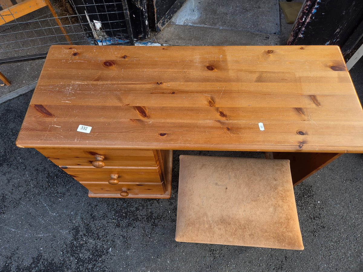Pine dressing table stool Free Delivery in Leicester