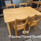 Dining table and 4 chairs Free Delivery in Leicester