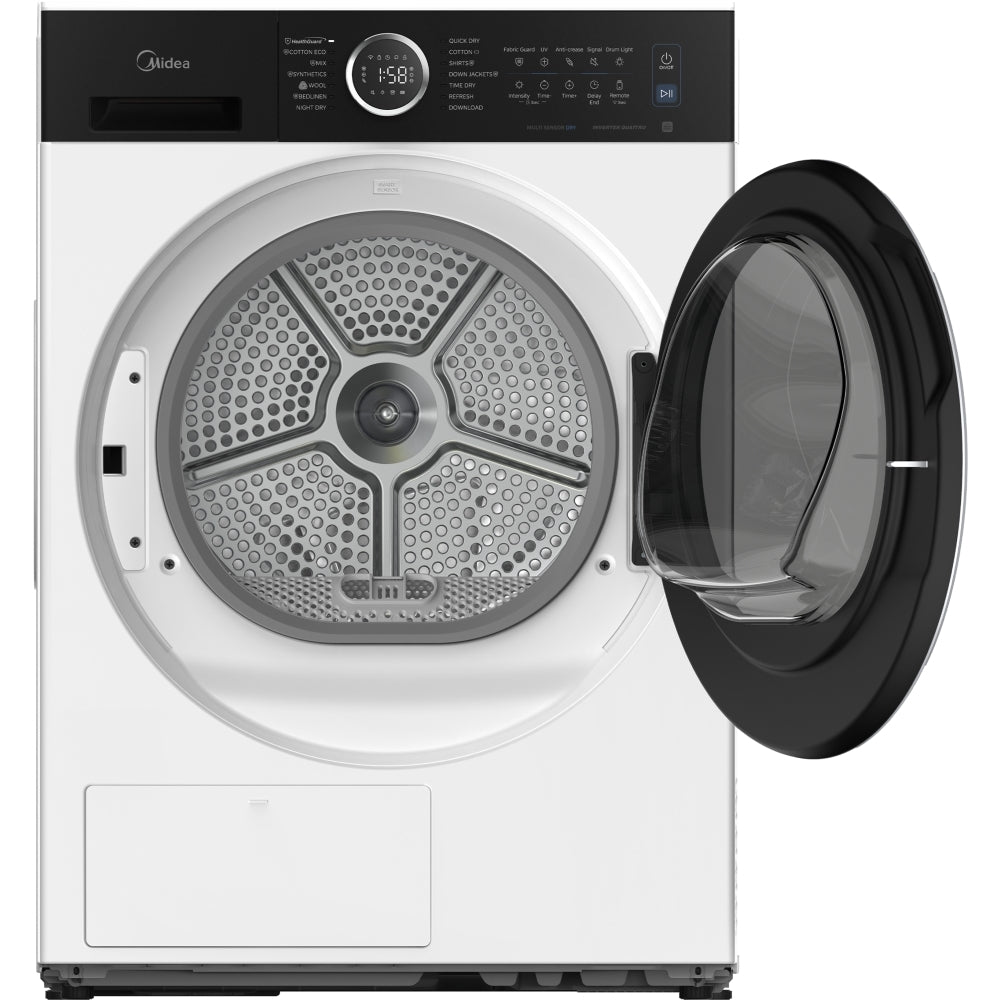 Midea MD205H80WBC/W-UK
Heat Pump Tumble Dryer, 8kg, White, A+++ Rated