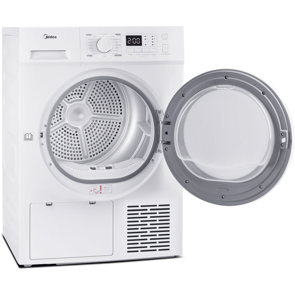 Midea MDG09EH80/1
Heat Pump Tumble Dryer, 8kg, White, A++ Rated