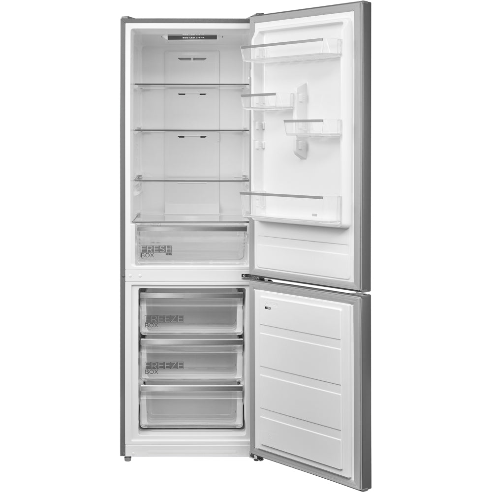 Midea MDRB424FGD02O
Total No Frost Fridge Freezer, 70/30, Stainless Steel, D Rated