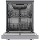 Midea MDWPF1433CXD-UK
Dishwasher, 14 Place Settings, Stainless Steel, D Rated